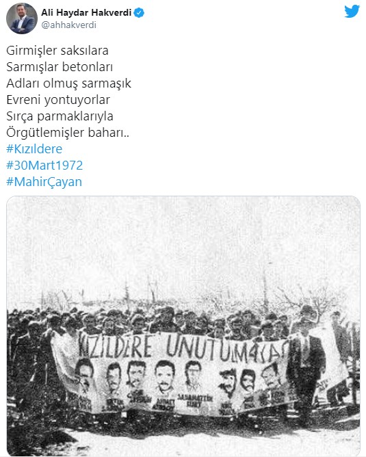 CHP'liler terörist örgütü lideri Çayan'ı andı!